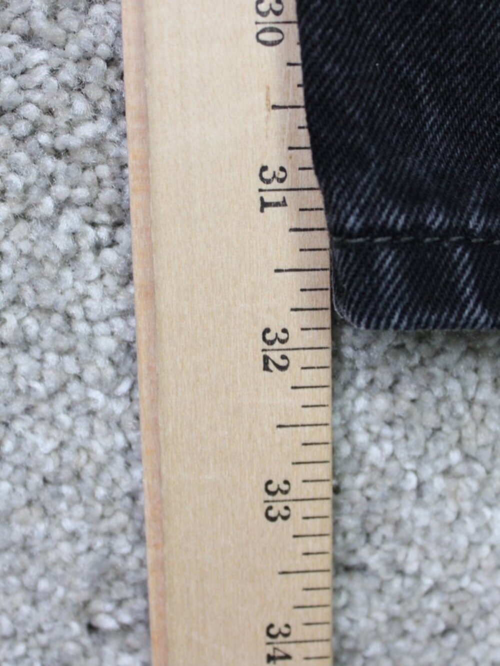 Levi's 550 Jeans Mens 36x32 Black Relaxed Fit 100% Cotton 5-Pocket Denim Y2K - Picture 3 of 14